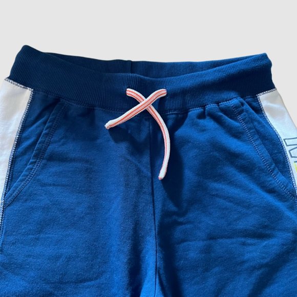 United Colors of Benetton Bermuda Cotton Shorts Blue & White, NWOT- 8-9 year old - Picture 2 of 6